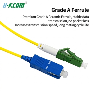 Cable de Fibra Óptica Monomodo Simplex <span class=keywords><strong>SC</strong></span> UPC a LC APC, Precio de Fábrica, OS2 LSZH, Grado Operativo, 9/125 - Product Image 2