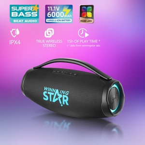 Winningstar Portable <b>Speaker</b> <b>With</b> <b>Microphone</b> 5.3 Rechargeable Battery Outdoor Indoor Party Use - Product Image 4