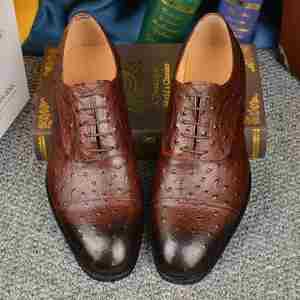 Luxurious Handcrafted Patchwork Pattern <b>Height</b> <b>Increasing</b> Dress <b>Shoes</b> Elegantly Laced Fashionable Style Suitable for Office - Product Image 1