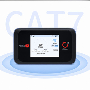 OLAX MT60 Wifi6 Cat7 Portable <b>Mobile</b> <b>Routers</b> 4g Dual Band 2.4g/5.8g Wifi <b>Router</b> With Sim Card Slot 300mbps Pocket 300 Mbps Wi-Fi - Product Image 1