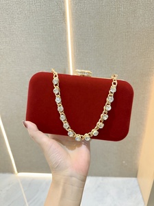 2025 <span class=keywords><strong>pochette</strong></span> sac à main sac de soirée pour femmes soirée mariage sacs chaîne poignée fête sacs à main velours daim sacs formels élégant sac à main - Product Image 6