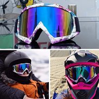 Lunettes de sport personnalisées à monture intégrale pour moto, VTT, motocross, ski, cyclisme - Protection des yeux