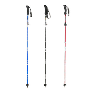 Bâton de randonnée pliable en 5 sections, en alliage d'aluminium léger, pour hommes et femmes - Product Image 2