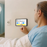 Écran tactile intelligent PoE mural de 5,5 pouces sous Android 14 pour la réservation de salles d'hôpital et de cliniques