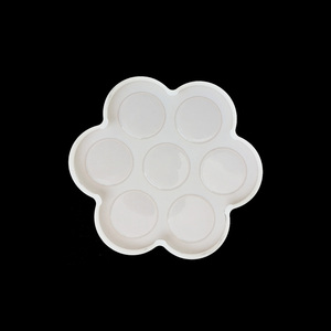 Amazon Venta caliente 7 cavidad de huevo de silicona <span class=keywords><strong>muerde</strong></span> molde con tapa para comida de bebé congelador bandeja - Product Image 6