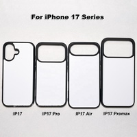 Coque de téléphone 2D par sublimation, coque vierge imprimable par transfert thermique pour iPhone 17 avec protection d'appareil photo, protection antidérapante en TPU