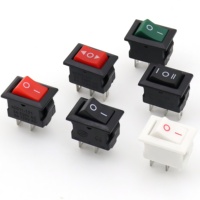 Mini interrupteur à bascule KCD11-101 2 broches 3 broches 2 positions 3 positions Interrupteur à bascule d'alimentation à enclenchement rapide 6A 250V