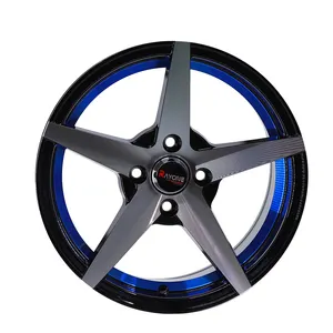 5029 High Quality 5 spokes blue 15x7 Inch tires for passenger cars