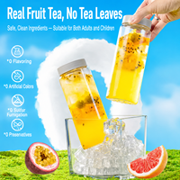 Vbleaf Gold Blended Premium Thé aux fruits amincissant Pamplemousse Vert Kumquat Sachet de thé aux fruits de la passion Herbal Healthy Cold/Hot Brew 210g
