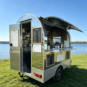 Food Trailers Fully Equipped Europe Standard European Food Trailer Mobile Food <b>Caravan</b> Trailer Mobile Spain Churros Trailer - Product Image 4