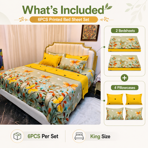 Großhandel Premium 6-teiliges Bettwäsche-Set Ensemble Draps De Lit En Gros Baumwolle 3-teilig 4 Bettbezüge 2 Bettlaken - Product Image 5