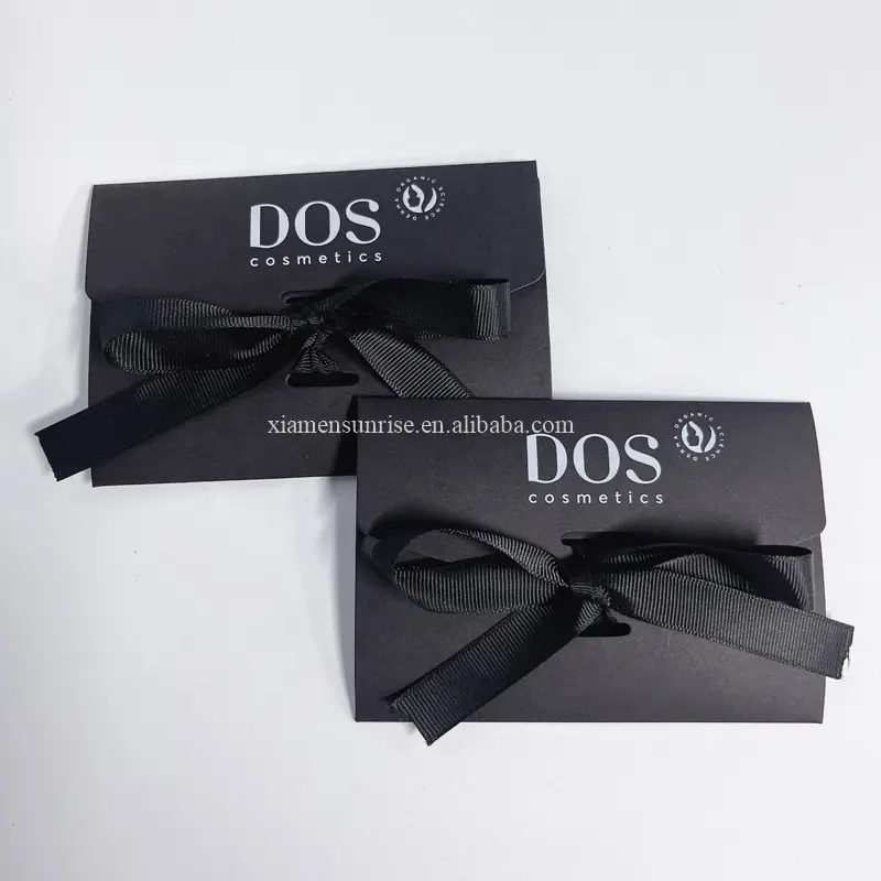 Luxury envelope printing secret envelope carbonless paper printed luxury black gift envelopes