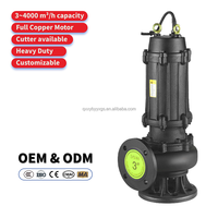 Pompe submersible électrique OEM personnalisable en acier inoxydable, petite, verticale/horizontale, pour dragage de sable, eaux usées, eaux de cale, boues marines et boues liquides