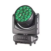 Foco Móvil Exterior LED Bee-eye con Zoom y Wash Beam, Impermeable IP65, 19x40W RGBW 4 en 1, Luces LED de Lavado con Zoom 7x60W RGBW