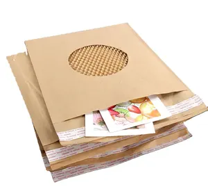 Sobres de papel Kraft de panal de abeja de rendimiento Acolchado biodegradable y ecológico