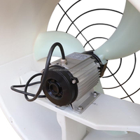 Ventilateur axial industriel 440 mm à haut débit et faible bruit, souffleur de ventilation 3600 airflow, pression statique 25 Pa pour usine et entrepôt