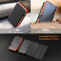 Nouveaux produits d'usine d'origine 2025 ODM 20000mAh Grande capacité 26800mAh Charge de panneau solaire portable USB C Banques solaires