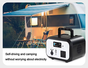 Générateur de station d'alimentation portable 600WH avec panneau solaire pliable 200W et contrôleur MPPT pour utilisation en extérieur - Product Image 6
