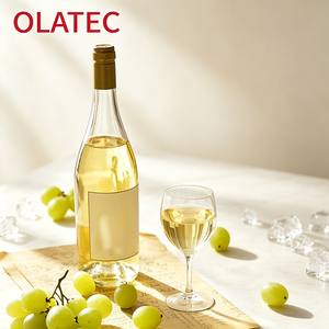 Botella de Vino Personalizable, Transparente, Vacía, con Cuello de Rosca, para Vino Blanco o de Frutas - Product Image 1