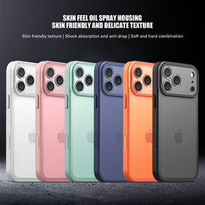 เคสใหม่สำหรับ iPhone 17 Pro Max พร้อมปุ่มควบคุมกล้อง AI ในตัว, ผิวสัมผัสนุ่มแบบฟรอสติ้ง ป้องกันการกระแทก สำหรับ iPhone 17 - Product Image 6