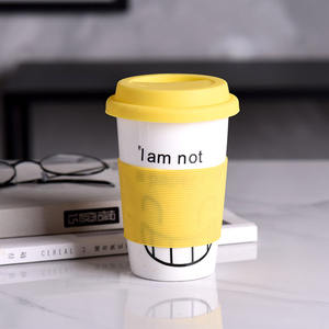 <span class=keywords><strong>Taza</strong></span> de café personalizada con sublimación, vaso de cerámica de doble pared, <span class=keywords><strong>taza</strong></span> de viaje turca <span class=keywords><strong>para</strong></span> llevar, tapa de silicona, reutilizable, ecológica - Product Image 5