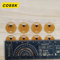 Étiquette autocollante NFC FPC RFID micro-mini ISO15693 13,56 MHz étanche 20 mm FPC anti-métal pour contrôle d'accès en stock