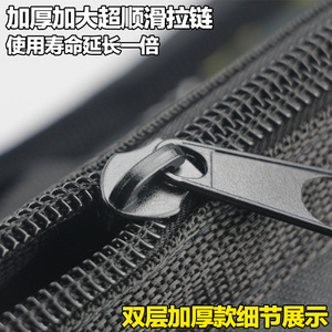 Sac de transport pour outils Zonade, 10-14 poches, fermeture à glissière, sangle convertible, sac de rangement pour outils d'électricien, sac à bandoulière - Product Image 4