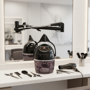 Máquina de Vapor Multifuncional para Peluquería, Secador de Pelo Eléctrico de Pared para Barbería, Diseño Moderno y Duradero - Product Image 1