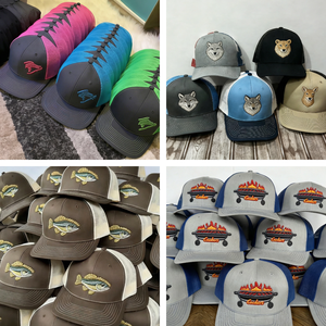 Gorras de Béisbol Personalizadas con Logotipo Bordado, 6 Paneles, Malla Deportiva, 100% Algodón, Unisex, Gorras Trucker Deportivas con Cierre a Presión - Product Image 3