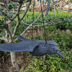 Señuelo de caza PE de plástico al mejor precio, cuervo volador para mantener alejados a <span class=keywords><strong>los</strong></span> pájaros, repelente disuasorio para jardín <span class=keywords><strong>y</strong></span> césped - Product Image 4