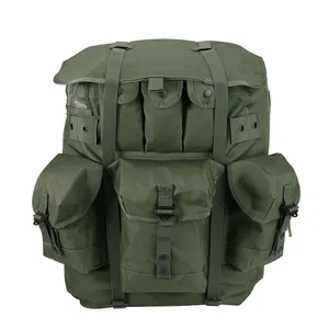 Outdoor Custom Training Combat Pack Bag Large Capacity Mountaineering Waterproof Camping Hiking Trekking Iron Frame Backpack