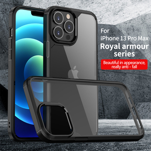 Armatura ibrida paraurti in TPU con custodia rigida per PC trasparente robusta borsa per telefono cellulare per <span class=keywords><strong>iPhone</strong></span> <span class=keywords><strong>13</strong></span> 13mini <span class=keywords><strong>13</strong></span> Pro 2021 - Product Image 6