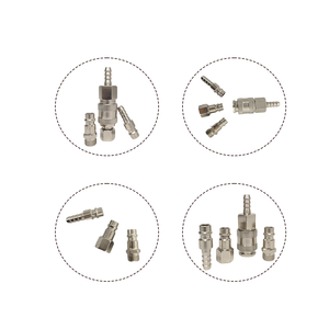 Coupleur rapide de type européen BSP de 1/4 pouces, barbelure de tuyau de 8x5mm pour raccord de compresseur d'air -001 - Product Image 5