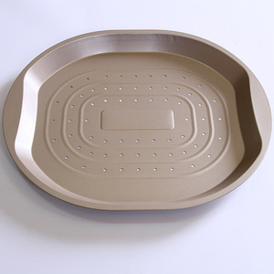 Oval Perforated <b>Baking</b> Pan Carbon Steel Non Stick Coating For Home <b>Baking</b> - Product Image 3