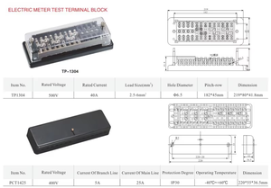 Klemmen <span class=keywords><strong>test</strong></span> blöcke 2,5mm 6mm IP30 5A 25A 40A - Product Image 4