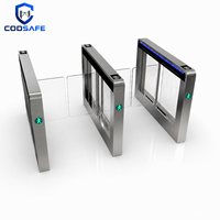 Barrière pivotante publique extérieure en acier inoxydable anti-collision électrique pour entrée de stade