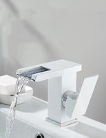 Robinet de salle de bain de luxe en acier inoxydable avec affichage de la température, mitigeur de lavabo en céramique à température variable, robinet à cartouche céramique chaud et froid