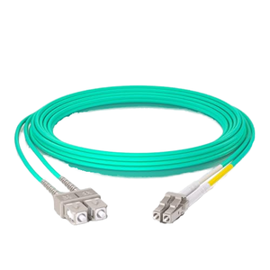 Cable de Fibra Óptica Dúplex Multimodo LC/UPC-SC/UPC, Cable de Conexión de Fibra Óptica de 10 Gigabits <span class=keywords><strong>OM3</strong></span>/<span class=keywords><strong>300</strong></span> de Doble Núcleo - Product Image 2