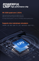 Nouvelle console de jeu portable Android D007 2024, écran HD 3,5 pouces, console de jeu vidéo classique avec Wi-Fi, plus de 10000 jeux et 9 émulateurs