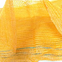Sac en filet Raschel personnalisé avec logo imprimé pour l'exportation de dattes, pommes de terre, oignons et fruits – Vente en gros