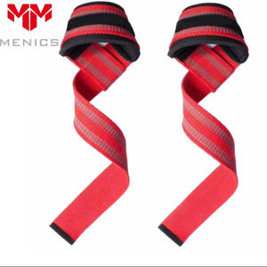 Menics OEM/ODM Profesyonel Bilek Destek Bandı Halter Kuvvet Antrenmanı Barfiks Sert Çekiş Kuvveti Bandı Erkekler ve Kadınlar için - Product Image 1