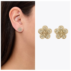 Parure de bijoux de luxe en zircon, collier et boucles <span class=keywords><strong>d</strong></span>'oreilles en laiton plaqué or, trèfle à cinq feuilles, élégante, pour femme, cadeau, mariage, fête - Product Image 5