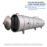 FFD-150 Grote Industriële Vriesdroogmachine Capaciteit Vacuüm Lyofilisator voor Voedsel Fruit Groente Vlees Huisdierenvoer