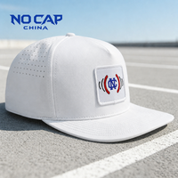 Casquette de baseball en polyester perforée au laser, imperméable, personnalisée Nocapchina, vente en gros, broderie personnalisée, casquettes de sport, service OEM