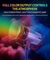 Lampu kilat fotografi profesional, lampu kilat strobo Studio 200w dengan jaminan kualitas