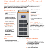 Emerson Vertiv Liebert Série Industrielle Onduleur Triphasé en Ligne pour Batteries Plomb-Acide 3x1,5-80KVA avec Protection IP31