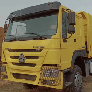 Camion à benne basculante 375 CV Euro3 HOWO 40 tonnes d'occasion Moteur Weichai 8x4 Diesel Camion lourd Transmission automatique Direction gauche Euro 4 - Product Image 1