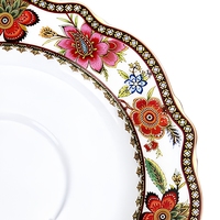 NOUVELLE ASSIETTE EN PORCELAINE FINE DE 7,5 POUCES