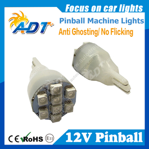 ไฟ LED สำหรับเครื่องพินบอล FLASHER รุ่น T15 921 ใช้ไฟ AC 13v # 906 สีส้ม สีเหลืองอำพัน สีฟ้า - Product Image 2