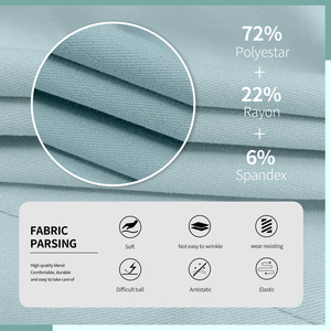 Set di Uniformi Elasticizzate per Infermiere con Cerniera, Abbigliamento da Lavoro Morbido per Saloni di Bellezza e Parrucchieri - Product Image 3